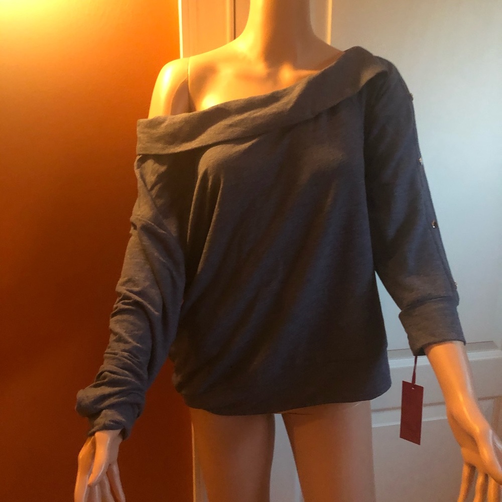 NWT off shoulder sweatshirt